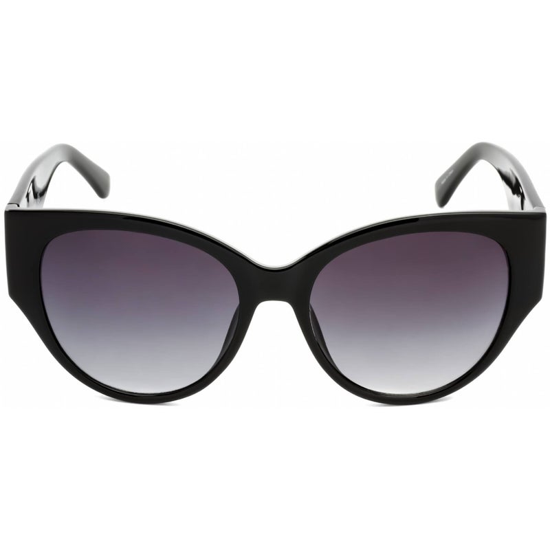 GUESS GF6118 01B Designer Women Sunglasses – Trendsetting Fashion Eyewear, Iconic Logo Cat Eye Shiny Black Frame Design, with Smoked Lenses for UV Protection - Image 2